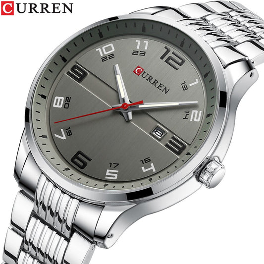 Top Luxury Brand  Men Fashion Casual Business Watches Men'S Quartz Clock Male Stainless Steel Strap Wrist Watch Relogio