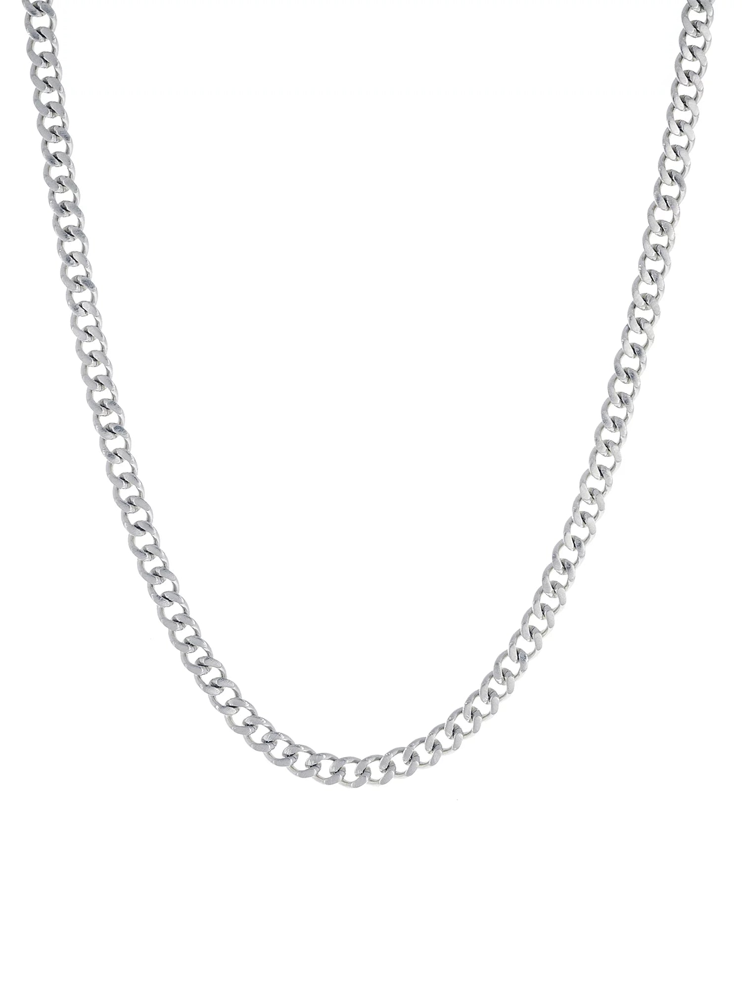 Stainless Steel 24" Cuban Chain Necklace for Men